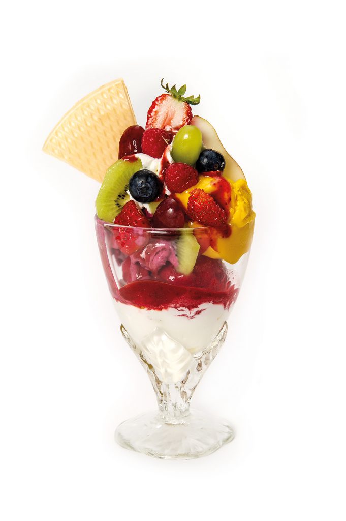 Früchtebecher – Heller Pralinen Früchtebecher – Heller Pralinen